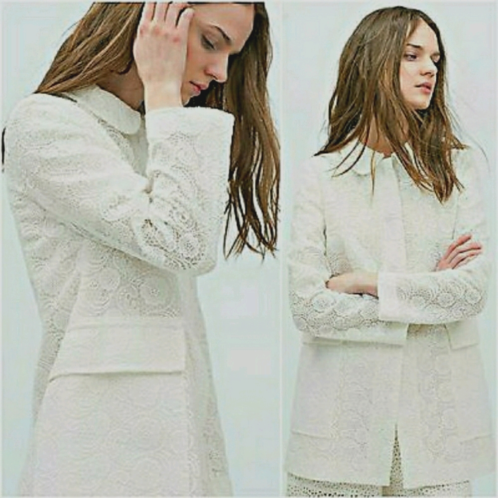 Zara lace coat